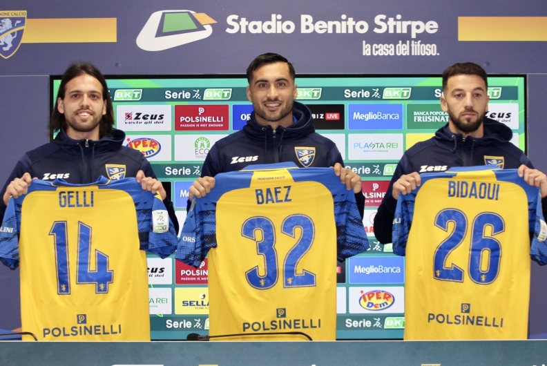 GELLI, BAEZ E BIDAOUI: “ACCOLTI AL FROSINONE IN MANIERA SPECIALE”