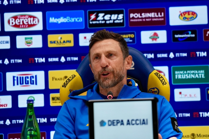 CONFERENZA DI MISTER DI FRANCESCO PRE FIORENTINA-FROSINONE