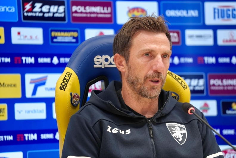 CONFERENZA DI MISTER DI FRANCESCO PRE FROSINONE-GENOA
