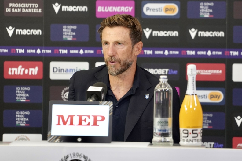 CONFERENZA DI MISTER DI FRANCESCO POST UDINESE-FROSINONE