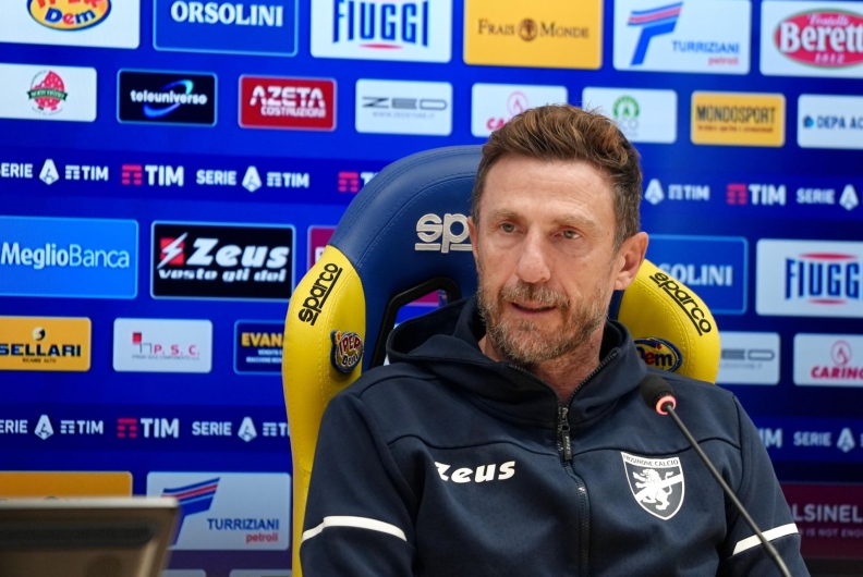 CONFERENZA DI MISTER DI FRANCESCO PRE JUVE-FROSINONE