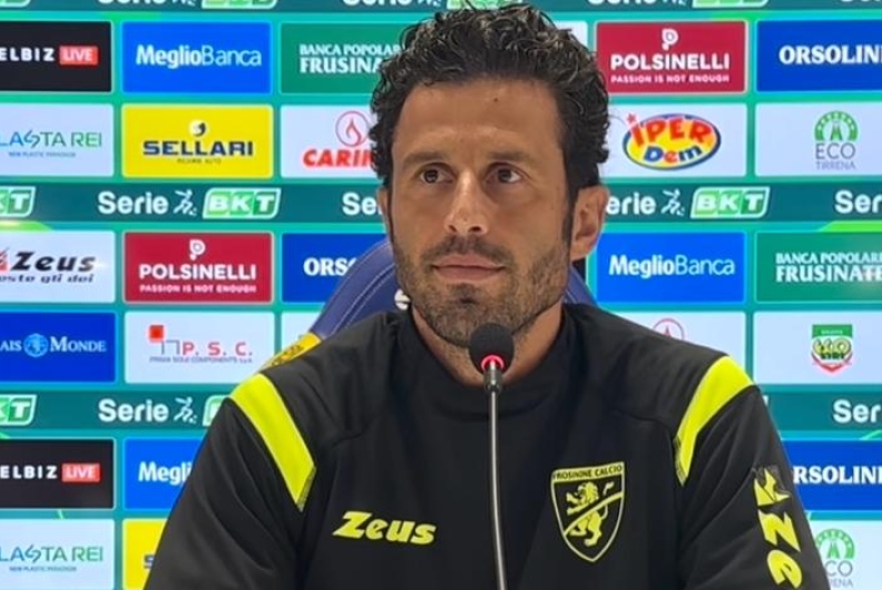 LA CONFERENZA STAMPA DI MISTER GROSSO PRE VENEZIA-FROSINONE