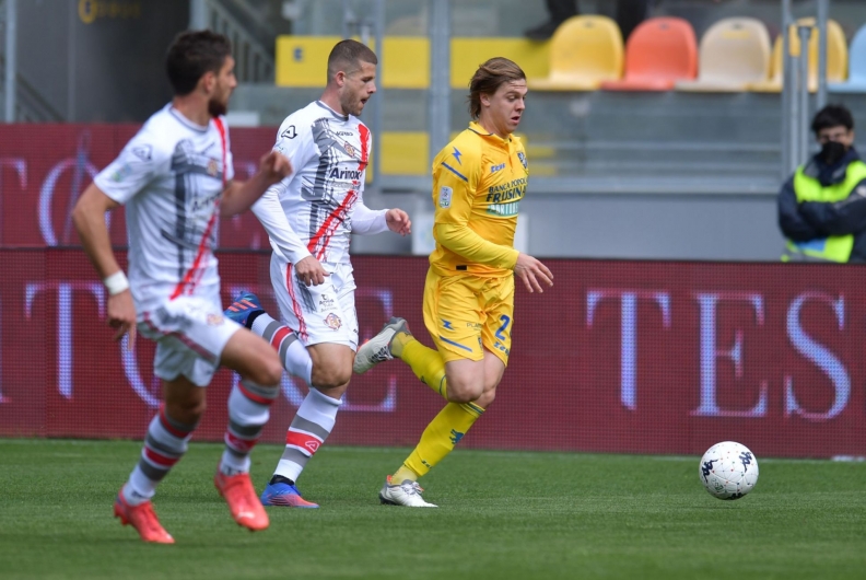 FROSINONE-CREMONESE 2-1, IL TABELLINO