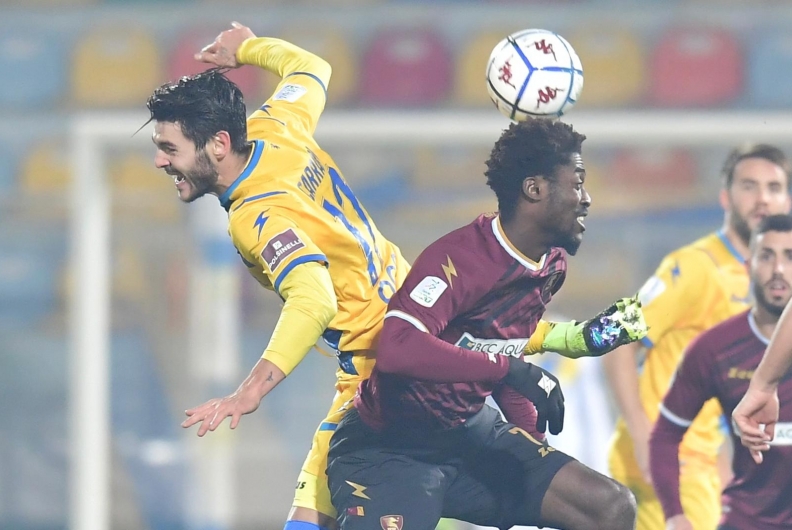 FROSINONE-SALERNITANA 0-0, IL TABELLINO