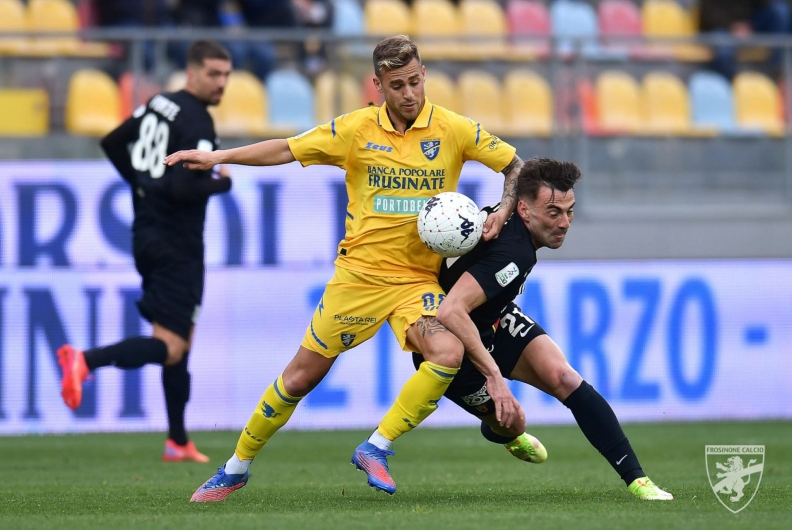 FROSINONE-BENEVENTO 2-0, IL TABELLINO