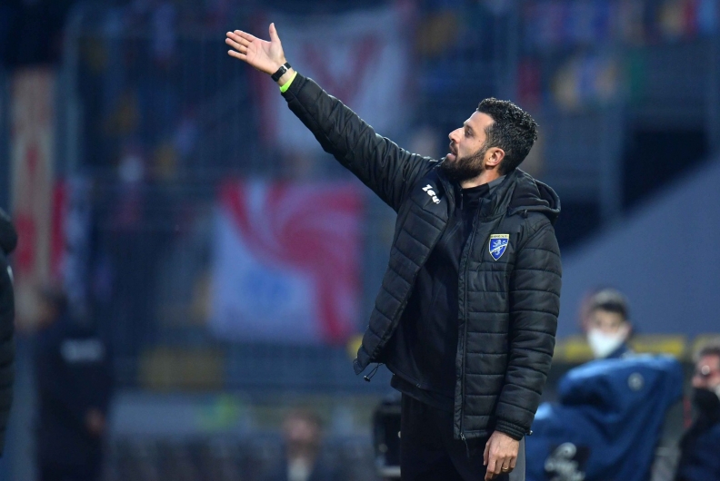LA CONFERENZA STAMPA DI MISTER GROSSO POST FROSINONE-VICENZA