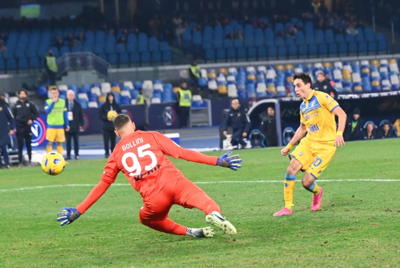 COPPA ITALIA: NAPOLI-FROSINONE 0-4, IL TABELLINO