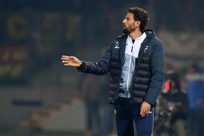 LA CONFERENZA STAMPA DI MISTER GROSSO PRE FROSINONE-MODENA