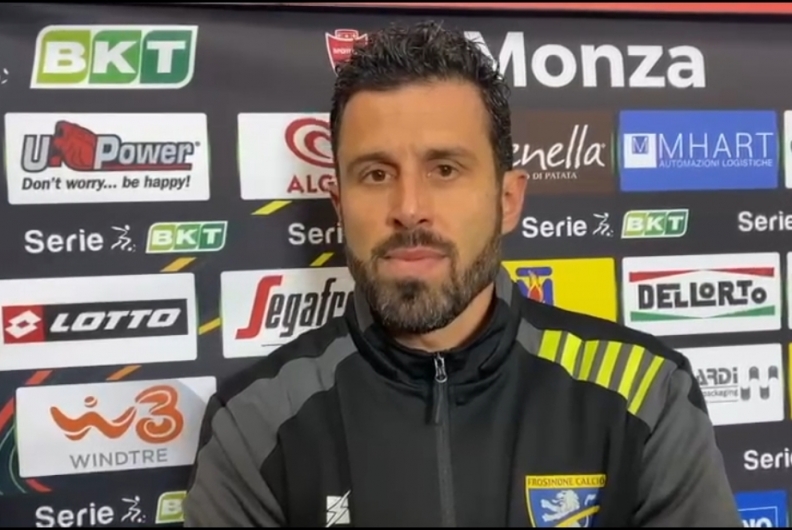 CONFERENZA STAMPA DI MISTER GROSSO POST MONZA-FROSINONE