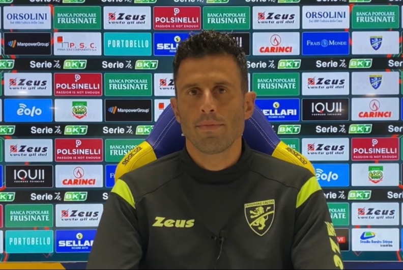 LA CONFERENZA STAMPA DI MISTER GROSSO PRE COSENZA-FROSINONE