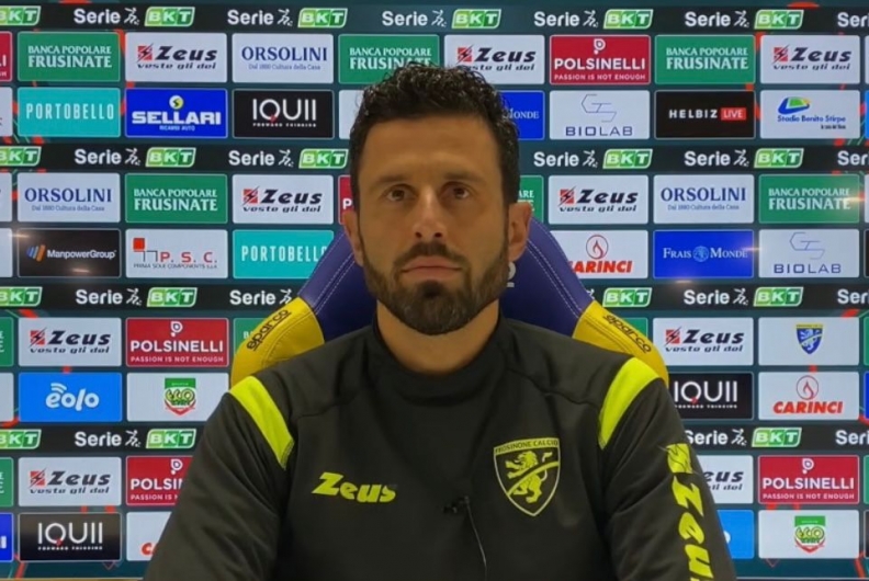 CONFERENZA STAMPA DI MISTER GROSSO PRE MONZA-FROSINONE
