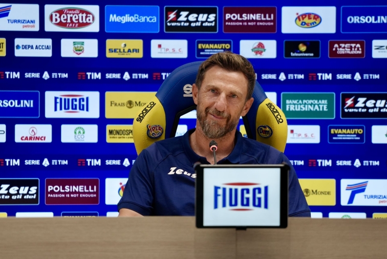 CONFERENZA STAMPA DI MISTER DI FRANCESCO PRE FROSINONE-ATALANTA