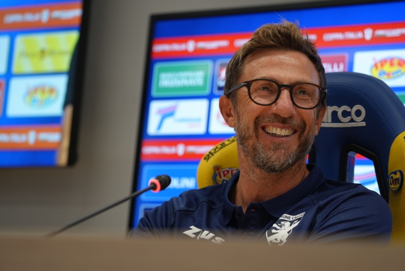 CONFERENZA STAMPA DI MISTER DI FRANCESCO POST FROSINONE-PISA
