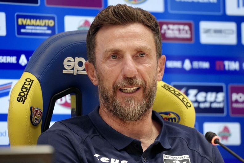 CONFERENZA DI MISTER DI FRANCESCO PRE ROMA-FROSINONE