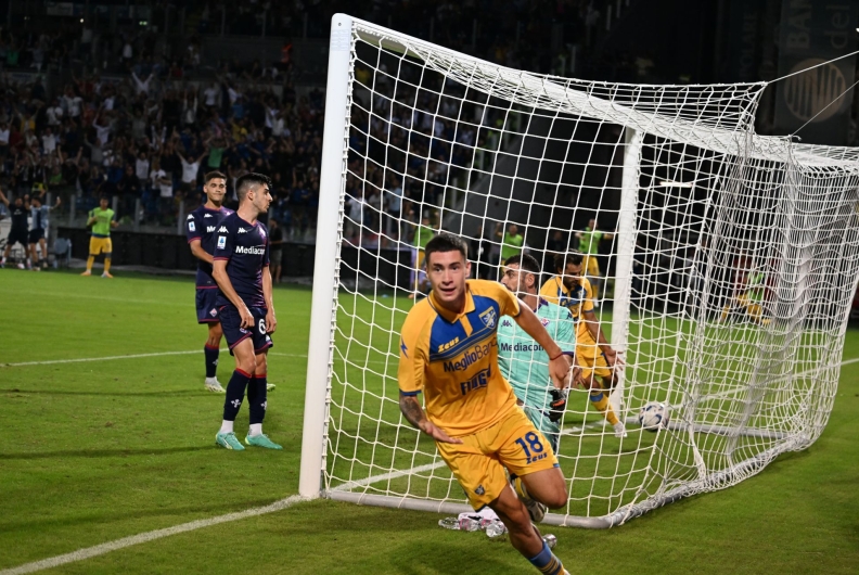 FROSINONE-FIORENTINA 1-1, IL TABELLINO