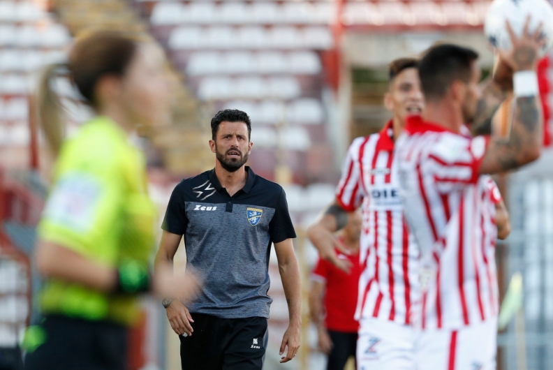 LA CONFERENZA STAMPA DI MISTER GROSSO POST VICENZA-FROSINONE