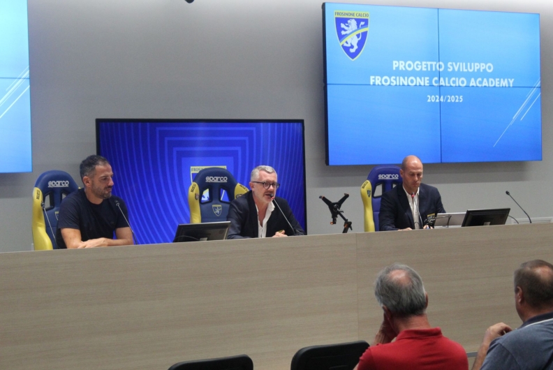 LA PRESENTAZIONE DEL NUOVO PROGETTO FROSINONE CALCIO ACADEMY