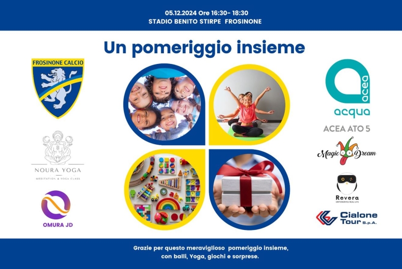 Giochiamo Insieme, un evento speciale allo stadio Benito Stirpe